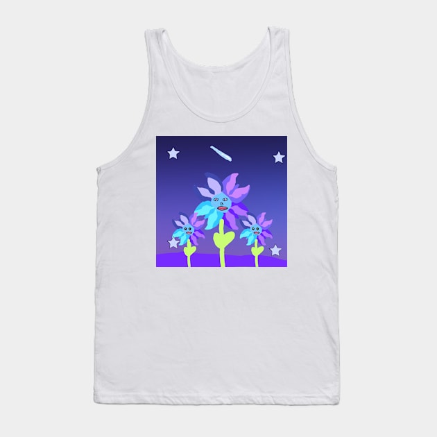 A Galatic Landscape Tank Top by ediemakesart